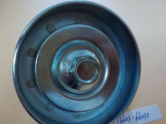 16603-66010 Vòng bi bánh xe ô tô Ròng rọc phụ Assy Idler Timing Gear Cover phía sau Tấm kết thúc